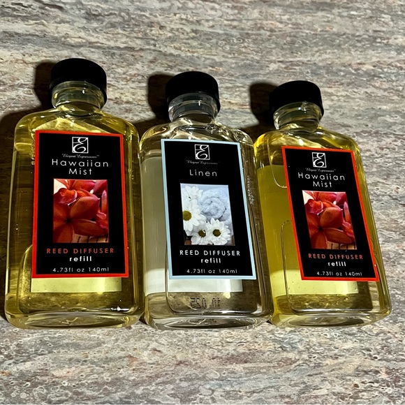 Bundle 3-Elegant Expressions Reed diffuser refill Hawaiian 🌺 mists & linen set - Picture 4 of 9